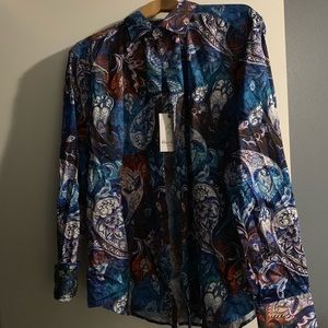 Robert Graham Multi Color Mayar Shirt NWT